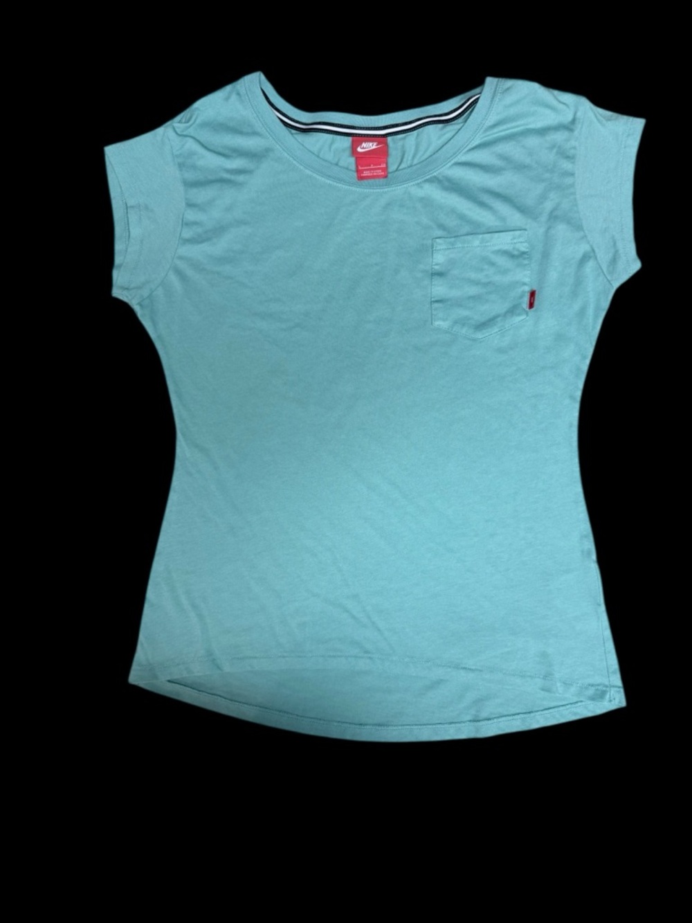 Nike Women’s Teal Short-Sleeve Pocket Tee